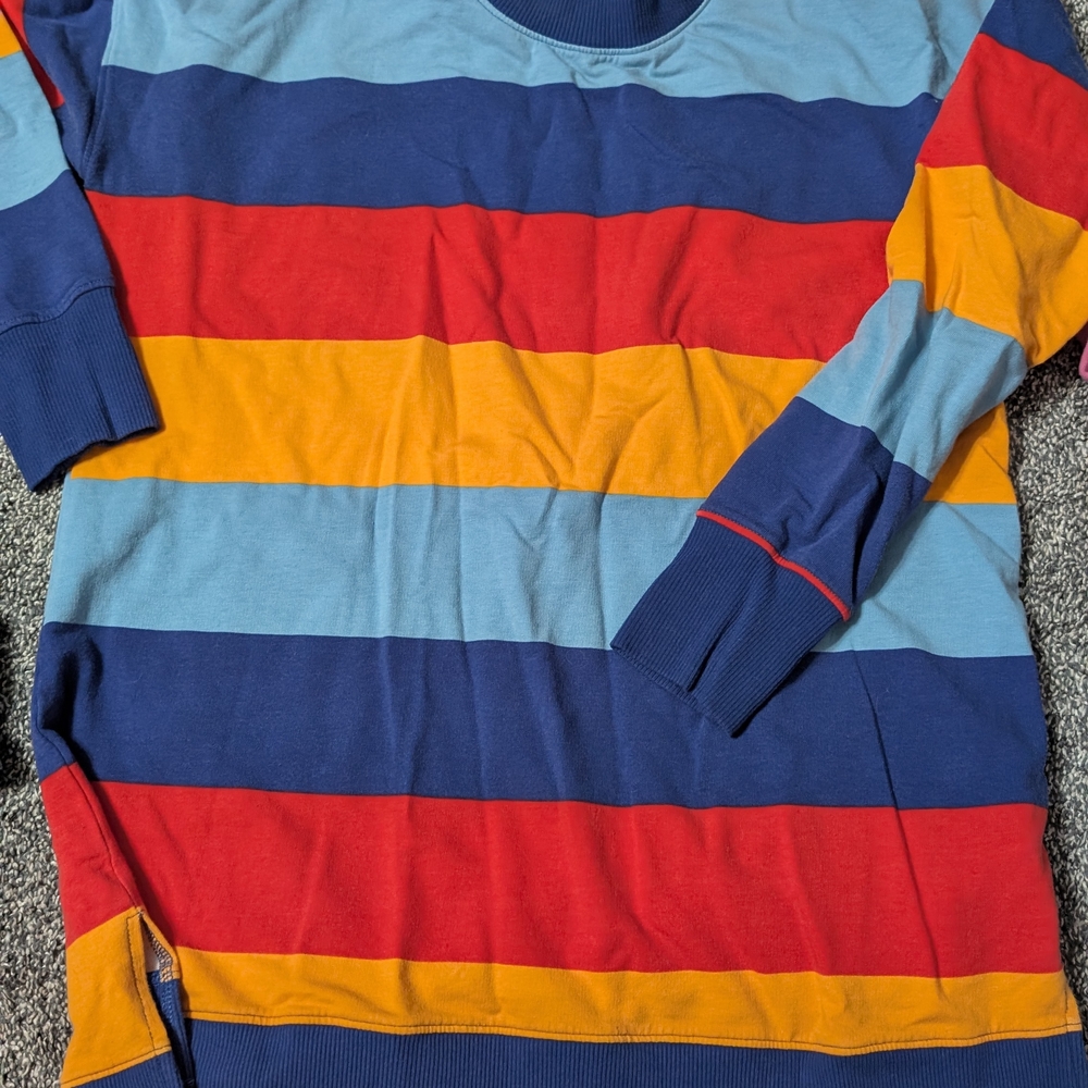LuLaRoe Colorful Striped Sweatshirt